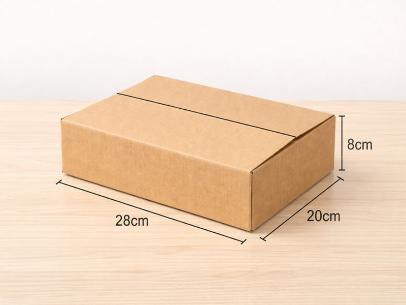 Hộp carton nắp đối 28x20x8cm