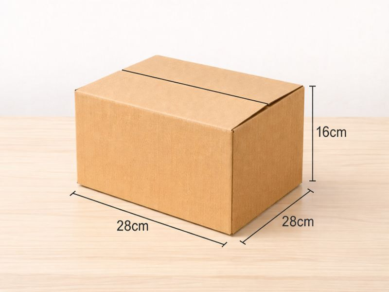 Hộp carton nắp đối 28x23x16cm
