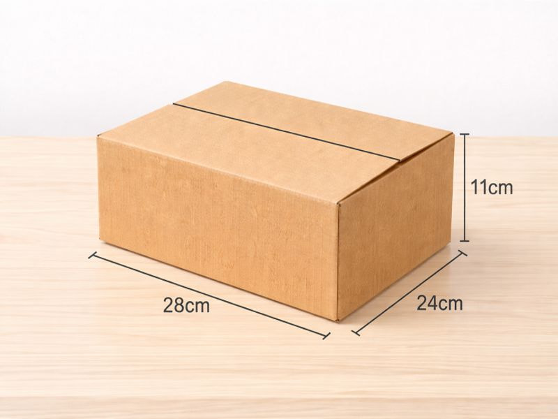 Hộp carton nắp đối 28x24x11cm