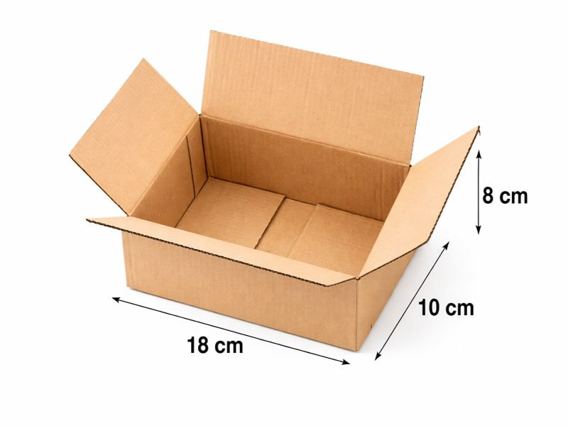 Hộp carton nắp đối kích thước 18x10x8cm