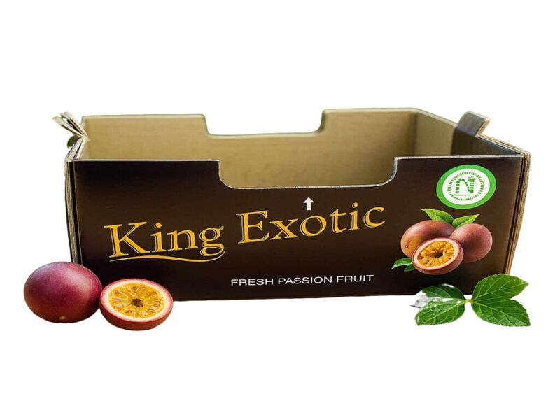 Khay carton trưng bày, vận chuyển chanh leo