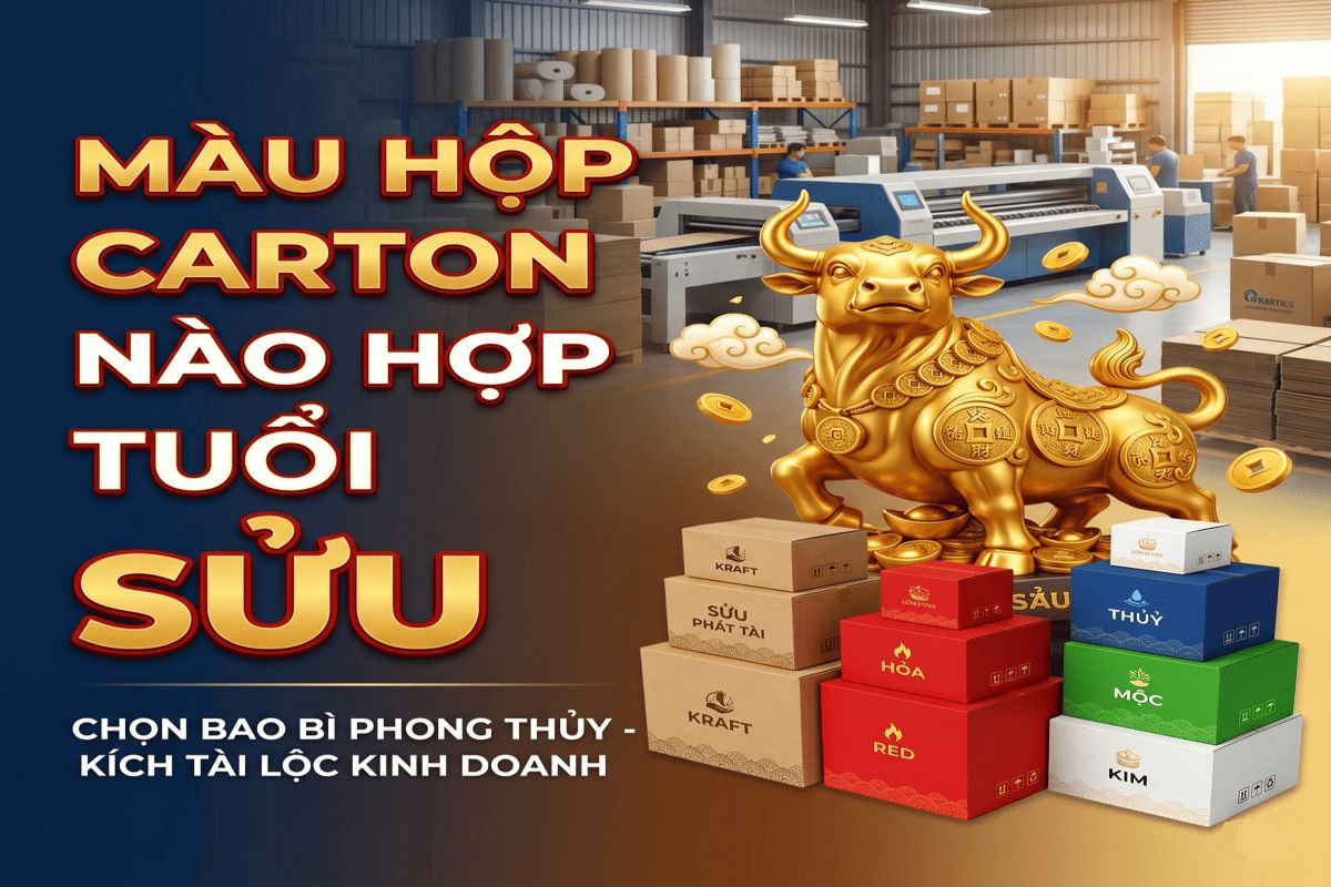 Màu hộp carton nào hợp tuổi Sửu?