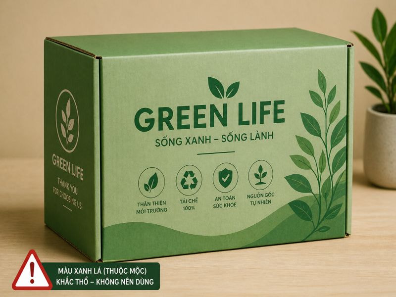 Tuổi 1998 mệnh Thổ nên tránh màu xanh lá cây