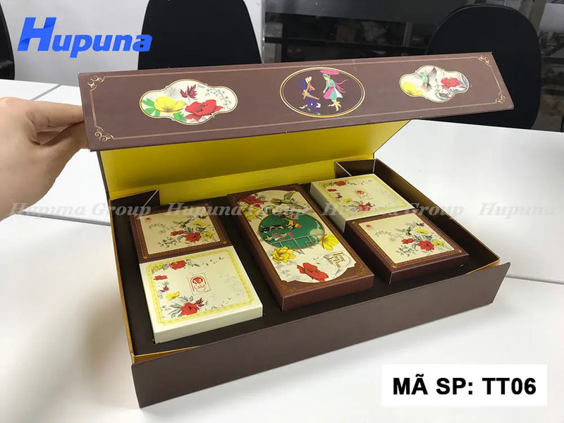 Hộp 6 bánh nam châm có quai xách