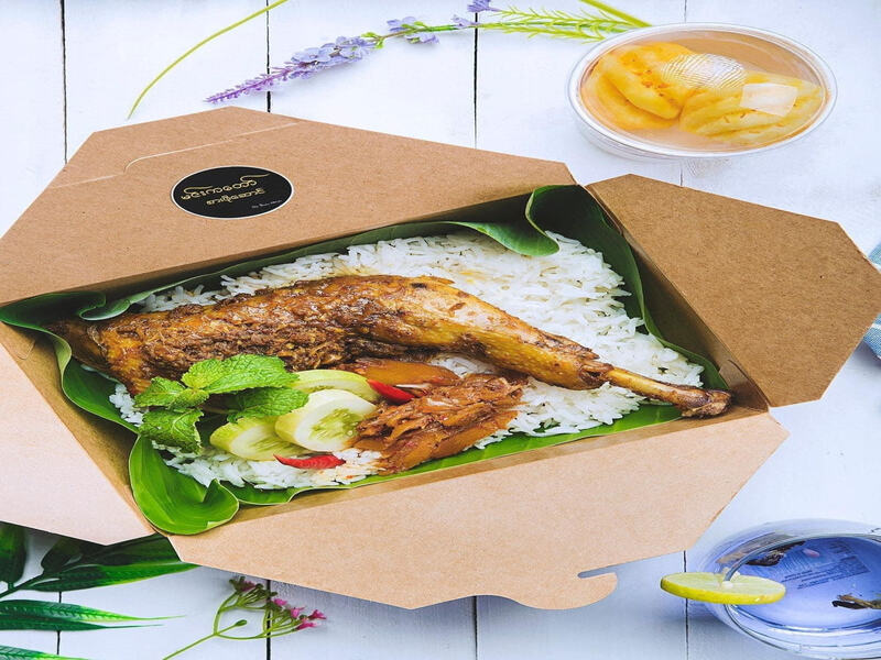 Hộp Kraft đựng cơm, mì và đồ ăn nóng