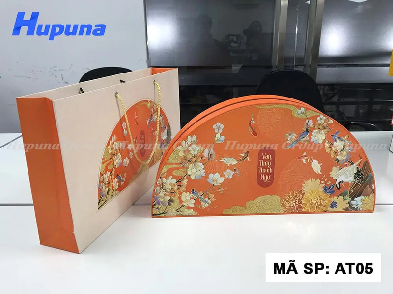 Hộp bán nguyệt âm dương có đai