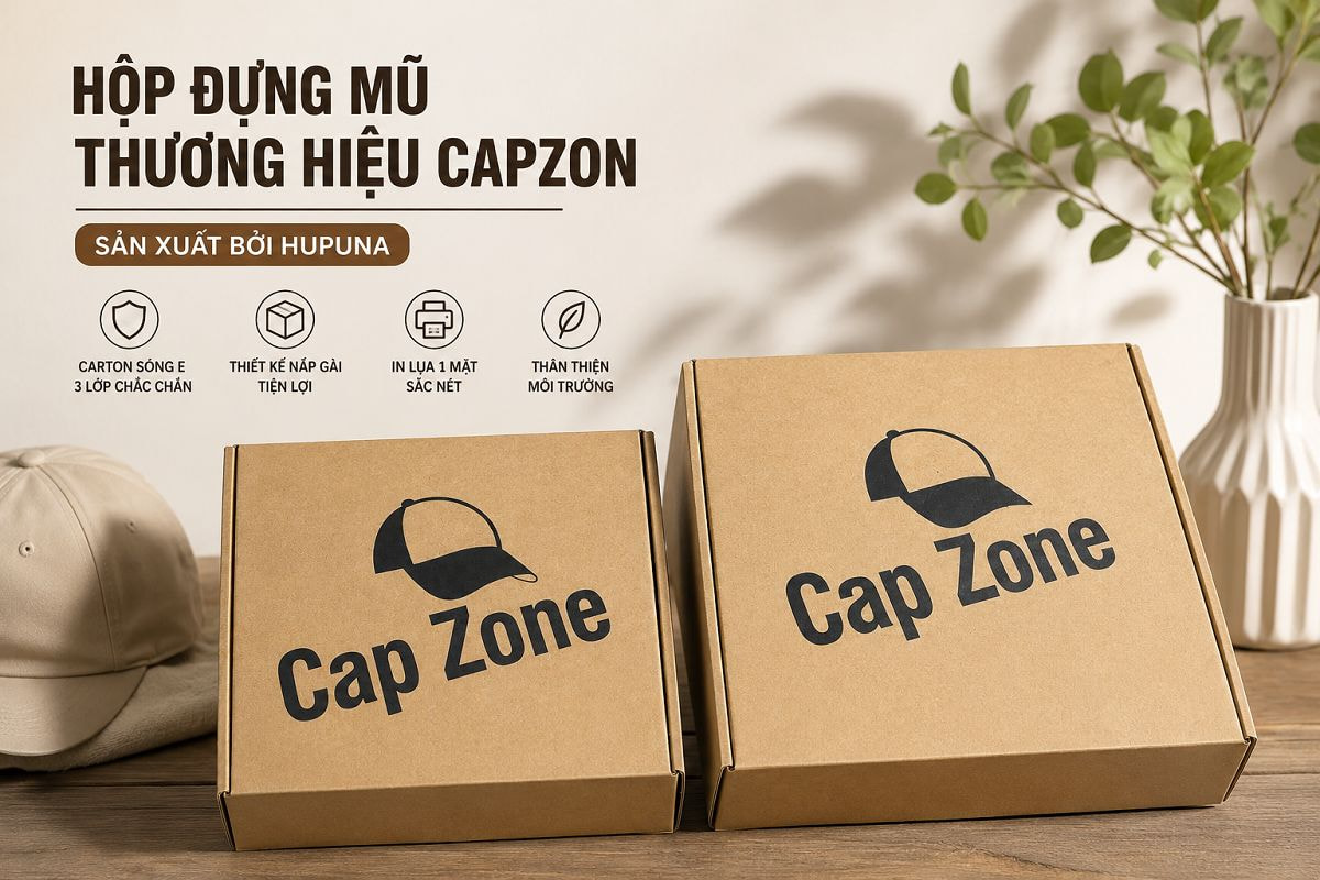Hộp đựng mũ Capzon do Hupuna sản xuất