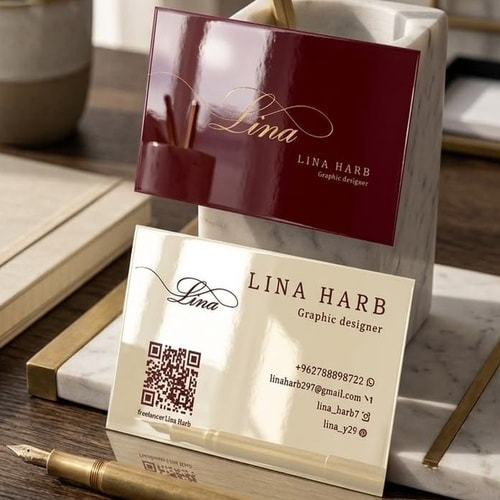 In danh thiếp cán 2 mặt mẫu 3