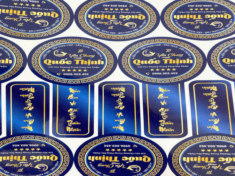 Tem nhãn nhựa PVC