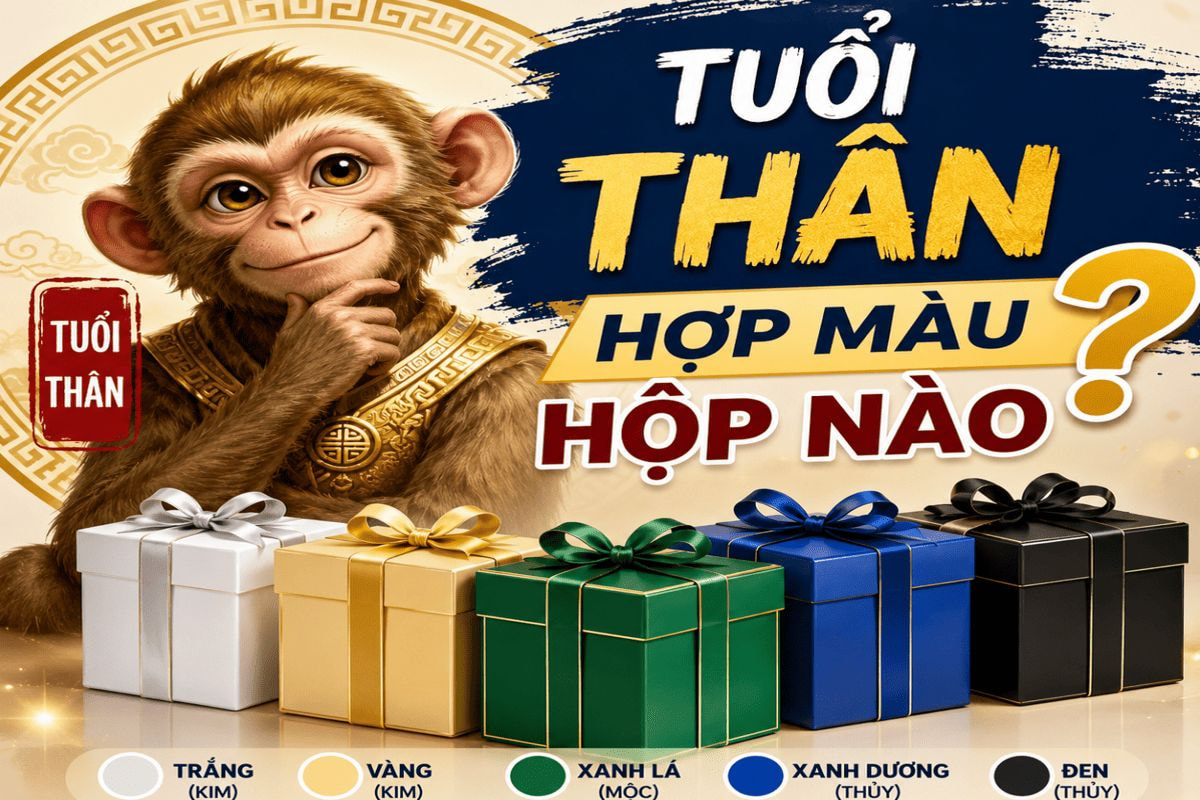 Tuổi Thân hợp màu hộp nào theo ngũ hành?