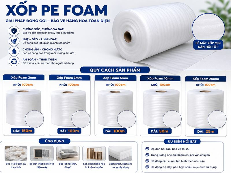 Xốp PE Foam