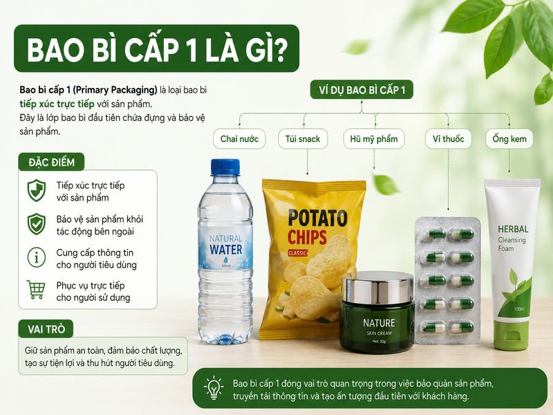 Bao bì cấp 1 là gì?