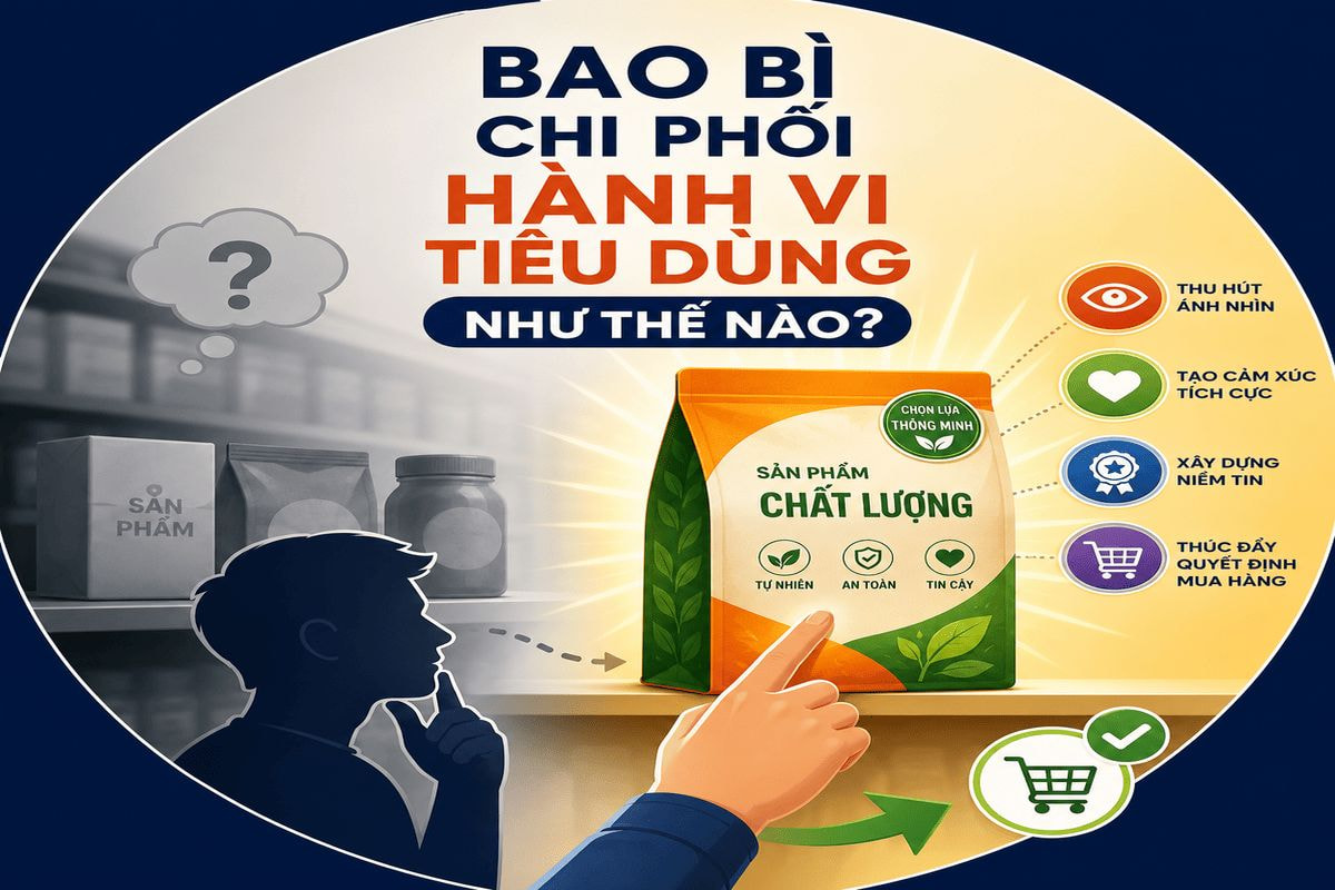 Bao bì chi phối hành vi tiêu dùng như thế nào?