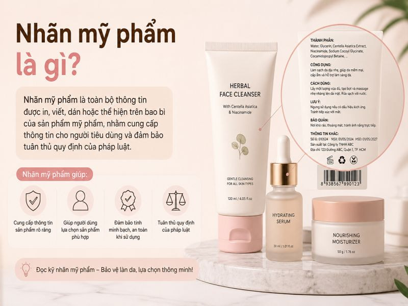 Nhãn mỹ phẩm là gì?
