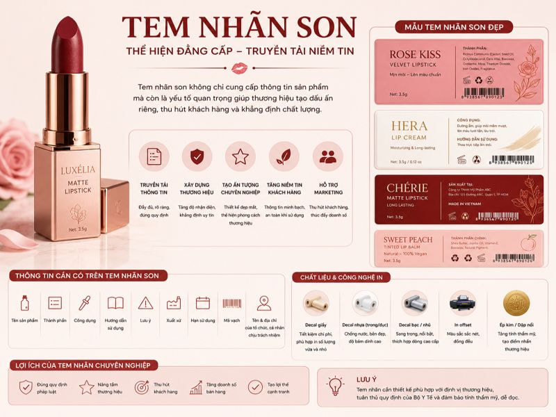 Tem nhãn son