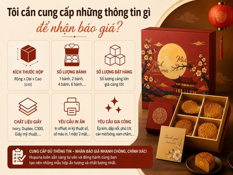 Tôi cần cung cấp những thông tin gì để nhận báo giá?