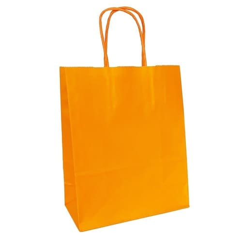 Túi giấy màu cam ảnh 2