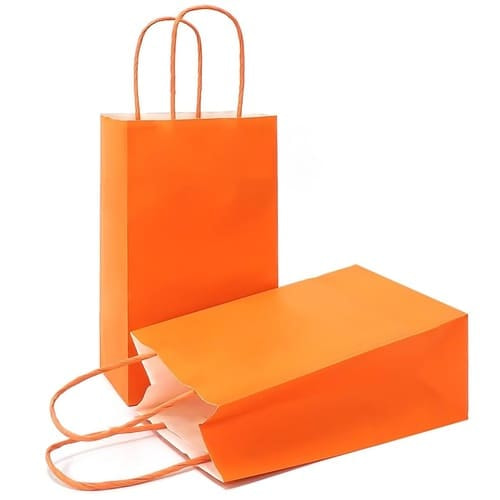 Túi giấy màu cam ảnh 4