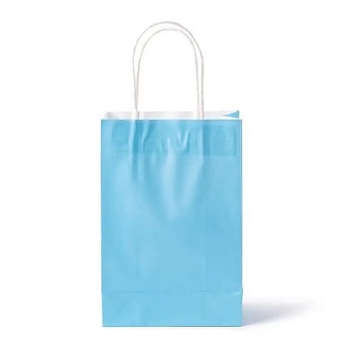 Túi giấy màu xanh ảnh 3
