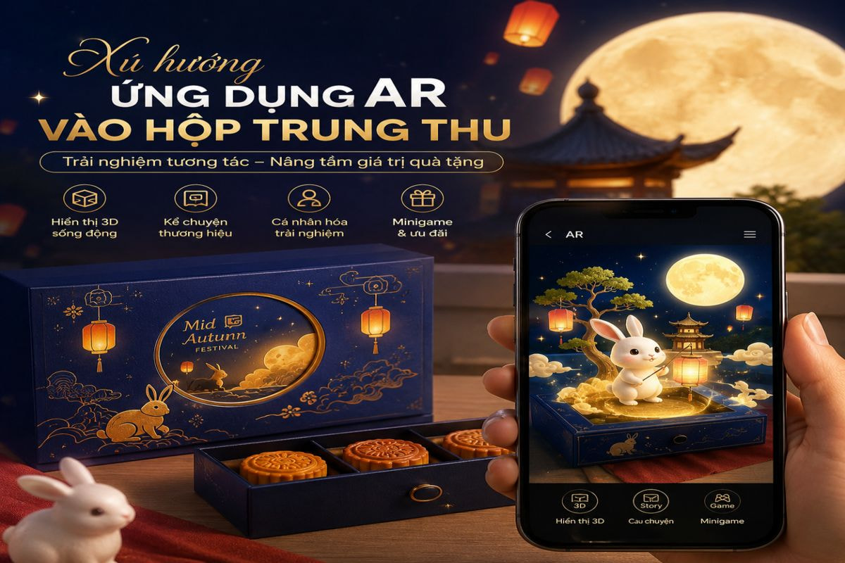 Ứng dụng xu hướng ứng dụng AR vào hộp trung thu