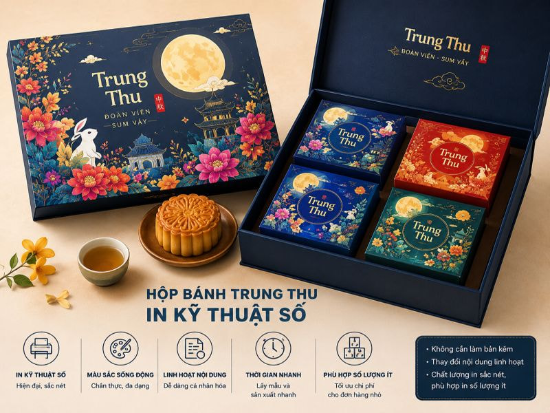 Hộp bánh trung thu kỹ thuật số