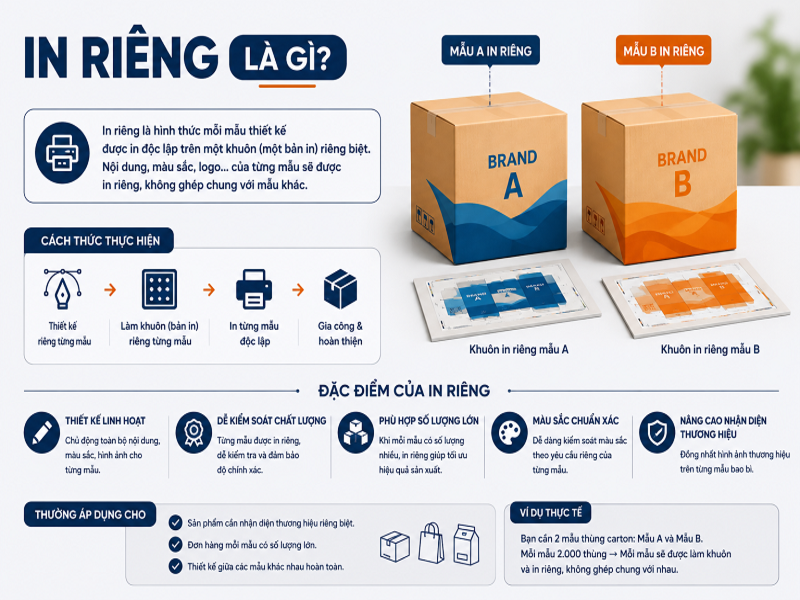 In riêng là gì?