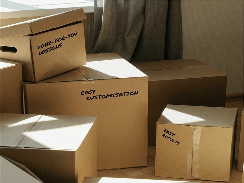 Ứng dụng của thùng carton thanh lý Hupuna