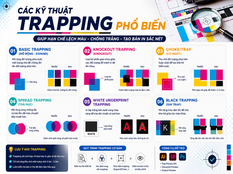 Các kỹ thuật trapping phổ biến