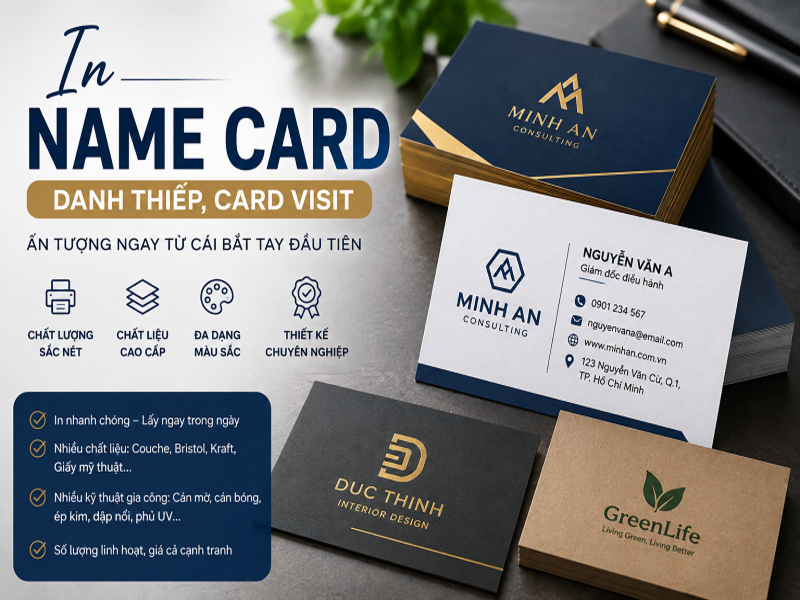 In name card (Danh thiếp, Card visit)