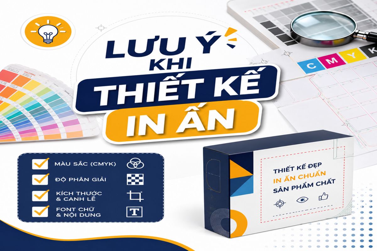 Lưu ý khi thiết kế in ấn: Những điều cần biết