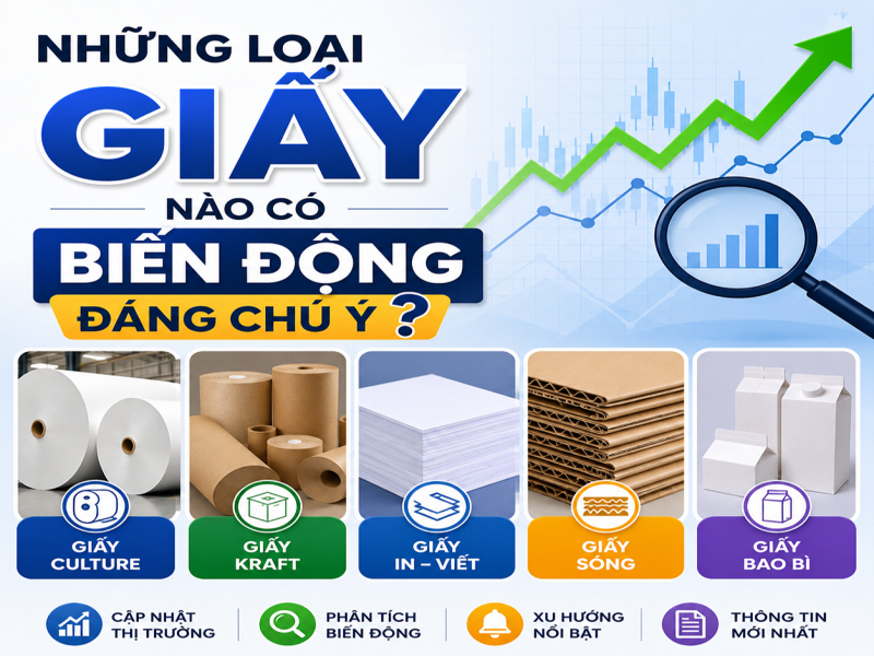 Những loại giấy nào có biến động đáng chú ý?