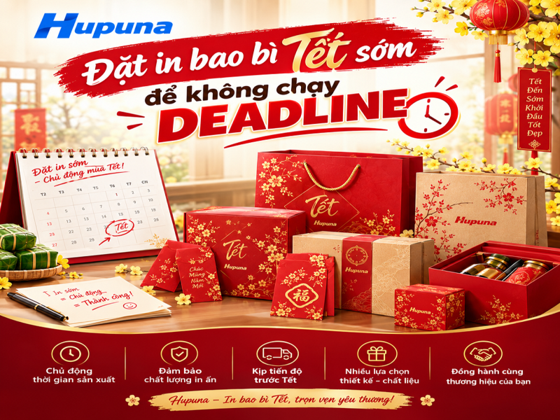 Đặt in bao bì Tết sớm để không chạy deadline