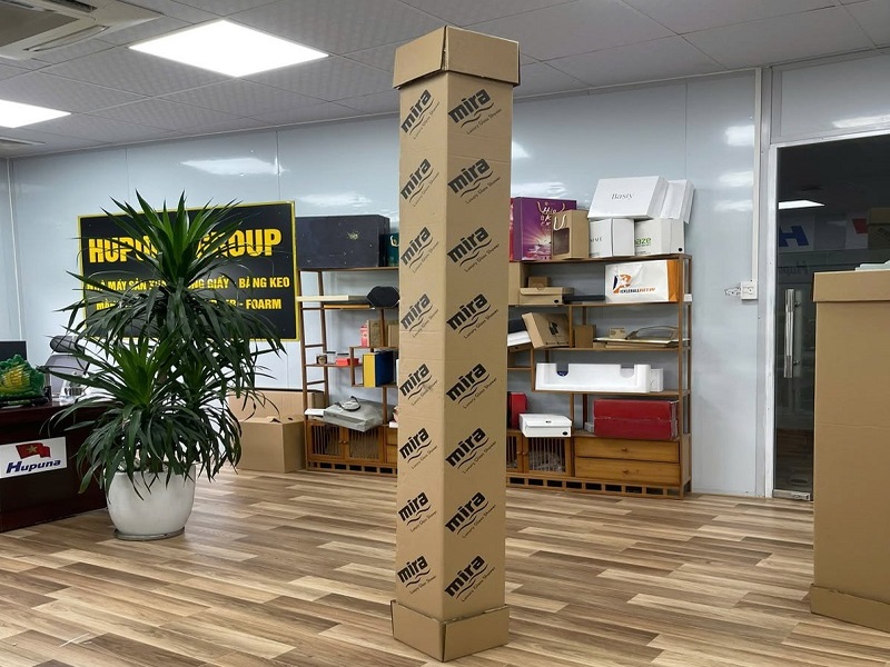 Sản xuất thùng carton khổ lớn 5 lớp theo kích thước yêu cầu