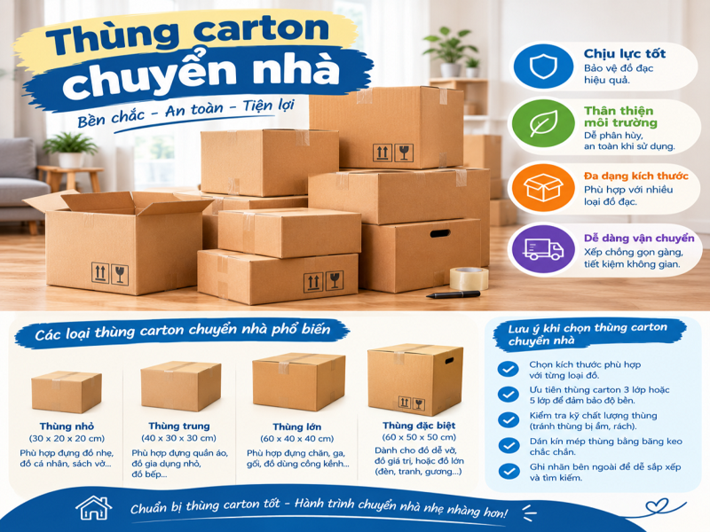 Thùng carton chuyển nhà