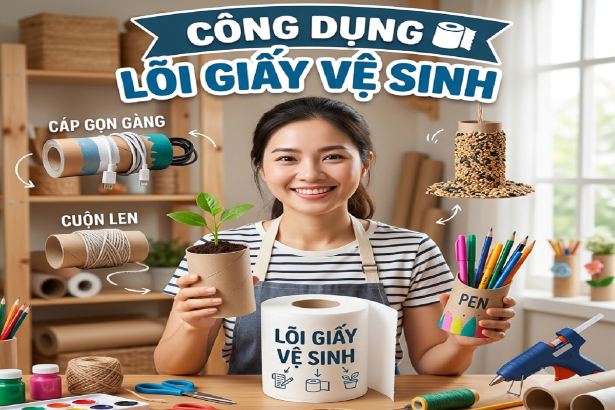 Công dụng của lõi giấy vệ sinh | Ý tưởng tận dụng hay