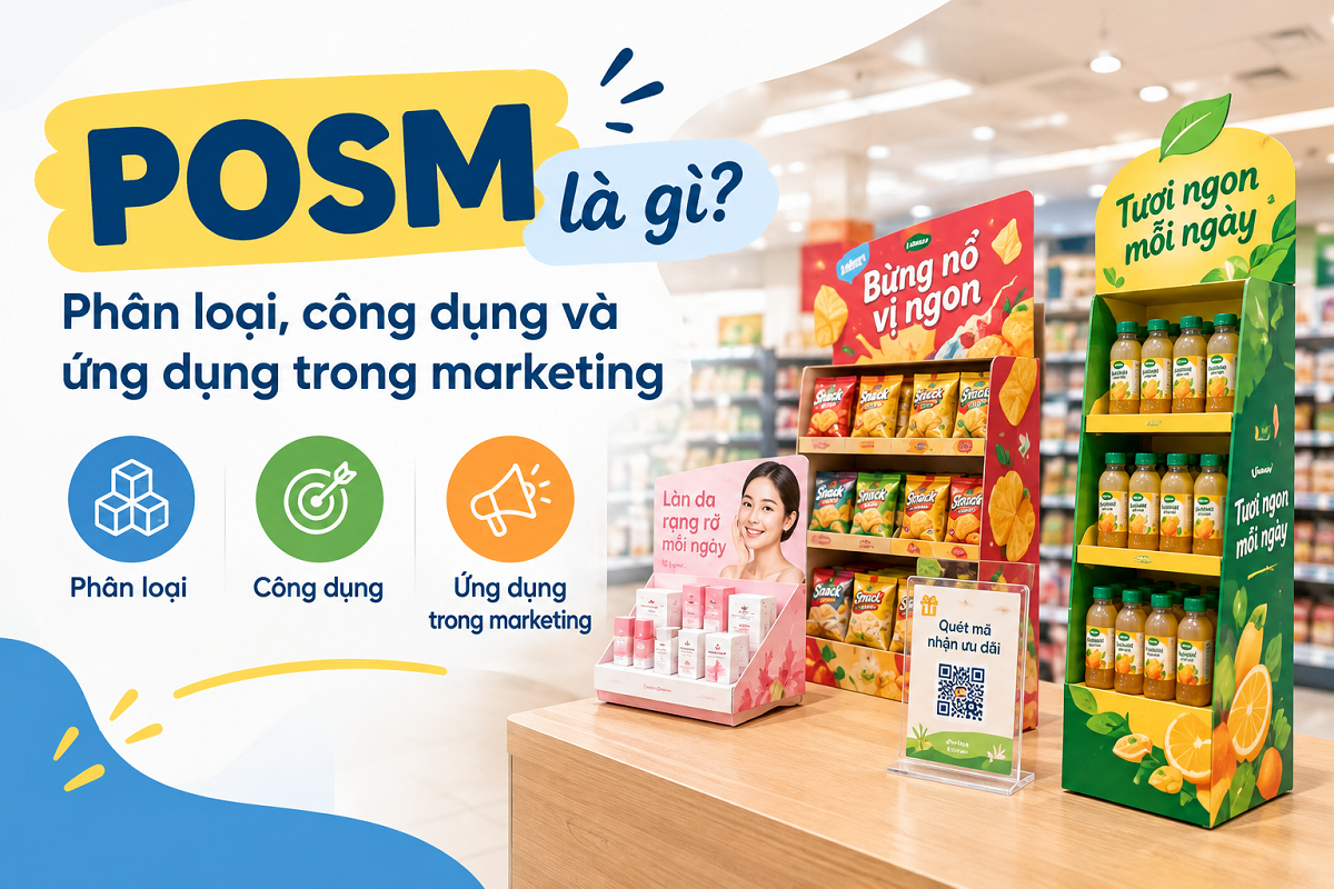 POSM_ Phân loại và ứng dụng marketing