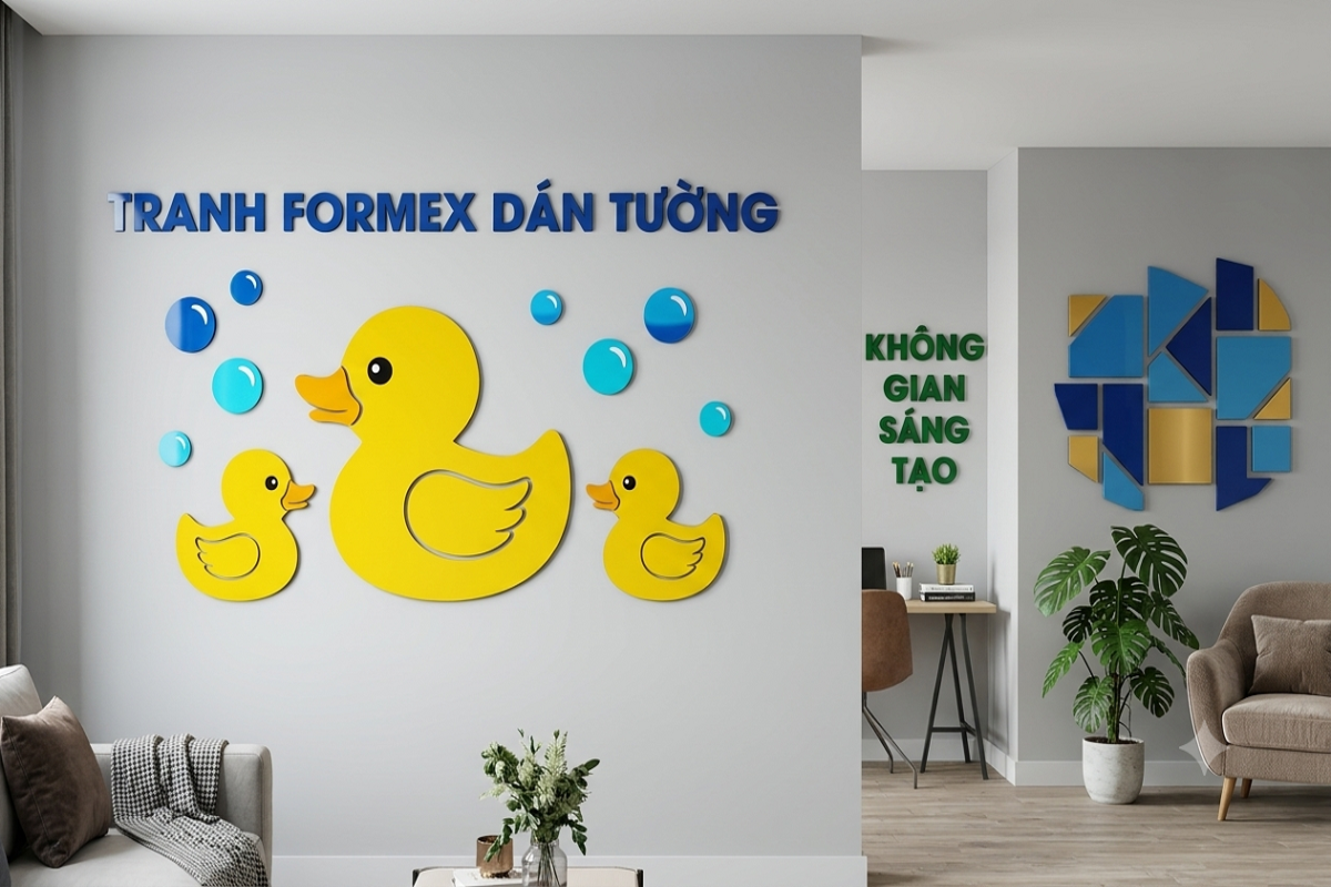 Tranh fomex dán tường đẹp, in theo yêu cầu